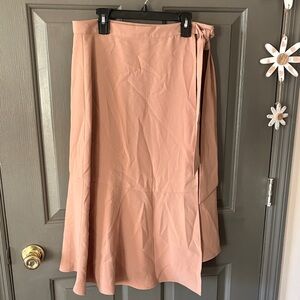 Express NWOT Wrap Midi Skirt